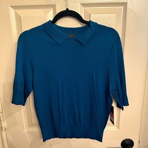 Free Press fitted thin knit colored blouse